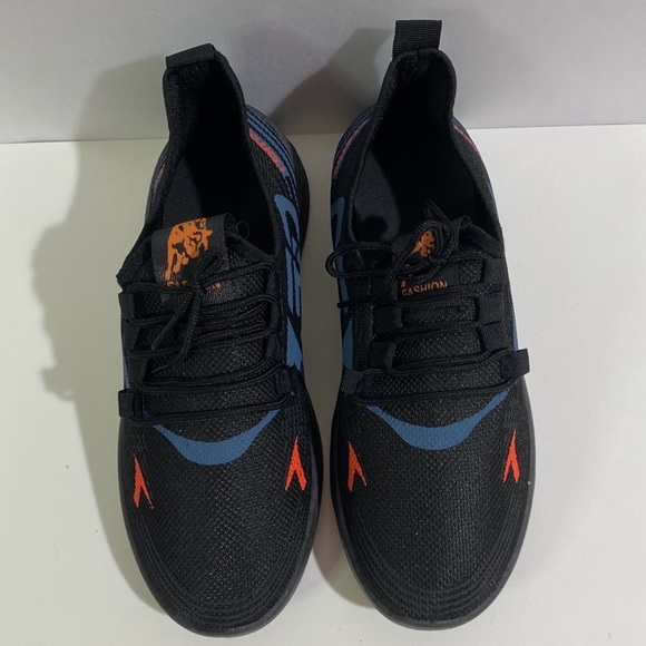 NWT Fashion Men's 9 Black Athletic Shoes - Picture 3 of 10